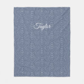 Mit Monogramm Fleece Blanket (Vorderseite)