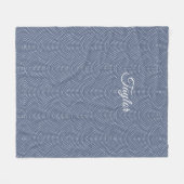 Mit Monogramm Fleece Blanket (Vorderseite (Horizontal))