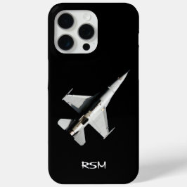 Mit Monogramm Flugzeug, Jet-Kämpfer, PILOT, kunden Case-Mate iPhone Hülle