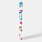 Mit Monogramm Folkloremuster Case-Mate iPhone Hülle (Rückseite / Rechts)