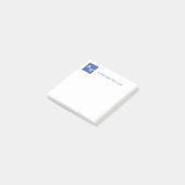 Mit Monogramm Formular Post-it Klebezettel (angewinkelt)