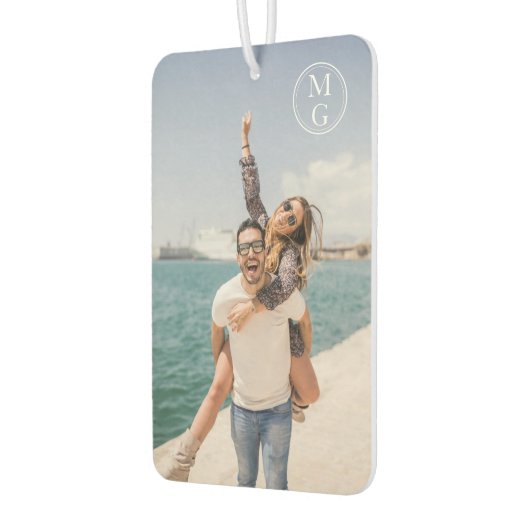 Mit Monogramm Foto Autolufterfrischer (Links)