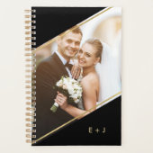 Mit Monogramm Foto für Minimalistischen Winkel Planer (Vorderseite)