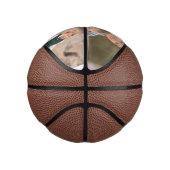 mit Monogramm Foto Team Coach School Club Mini Basketball (Rechts)