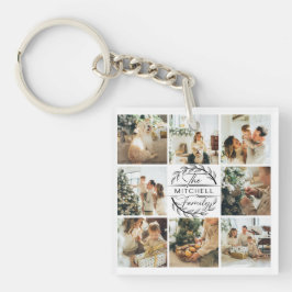 Mit Monogramm FotoCollage | Monogramm-Geschenk K Schlüsselanhänger