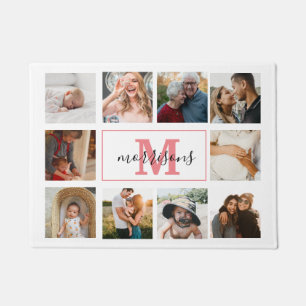 Mit Monogramm FotoCollage Personalisiert Doormat Fußmatte