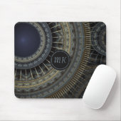 Mit Monogramm Fraktal Mousepad (Mit Mouse)