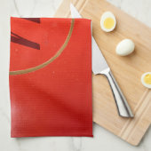 Mit Monogramm, frische Rote Tomaten Geschirrtuch (Viertel Falte)