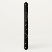 Mit Monogramm frohe Weihnachten Goldene Schneefloc Case-Mate iPhone Hülle (Hinten/Rechts)