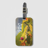 Mit Monogramm Frosch-Gepäckanhänger Gepäckanhänger (Vorderseite Vertikal)