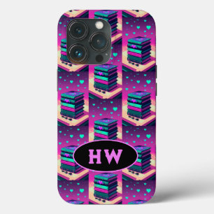 Mit Monogramm für die Liebe von Büchern Case-Mate iPhone Hülle