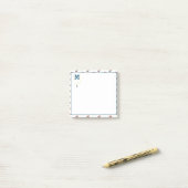 Mit Monogramm Fußball Post-it Klebezettel (Auf Schreibtisch)