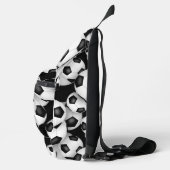 Mit Monogramm Fußbällermuster Crossbody Bag (Rechts)