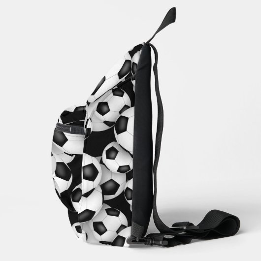 Mit Monogramm Fußbällermuster Crossbody Bag (Rechts)