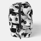 Mit Monogramm Fußbällermuster Waschbeutel (Rechts)