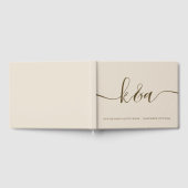 Mit Monogramm Gästebuch (Voll)