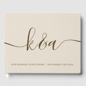 Mit Monogramm Gästebuch (Vorderseite)