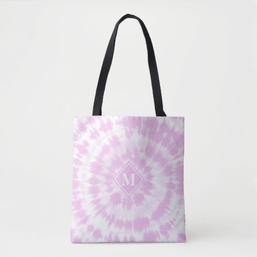 Mit Monogramm Gefärbte Krawatte Muster in Girly Pi Tasche (Vorderseite)