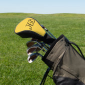 Mit Monogramm Gelb oder Farbe Golf Headcover (In SItu)