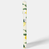 Mit Monogramm Gelbe Zitronen Muster Moderne Initia Case-Mate iPhone Hülle (Rückseite / Links)