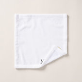 Mit Monogramm-Gelbes Goldendoodle-Doodle-Design Badhandtuch Set (Waschlappen)