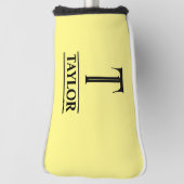 Mit Monogramm Gelbes Putter Golf Head Cover Headcover (Rotieren 90)