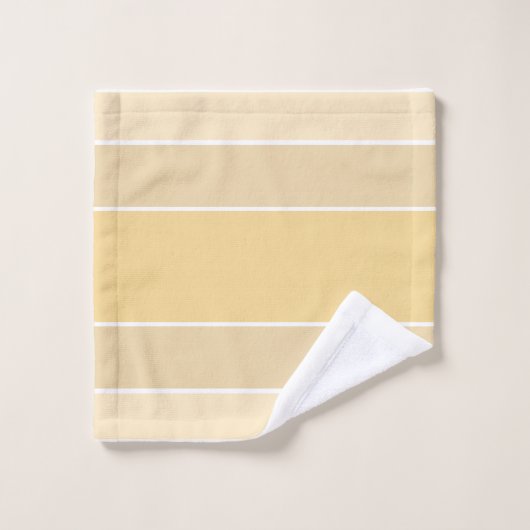 Mit Monogramm-Gelbgoldene Badhandtuch Set (Waschlappen)