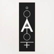 Mit Monogramm geometrischer zeichn.