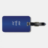 Mit Monogramm Gepäckanhänger (Rückseite horizontal)