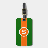Mit Monogramm Gepäckanhänger (Vorderseite vertikal)