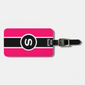 Mit Monogramm Gepäckanhänger (Vorderseite horizontal)