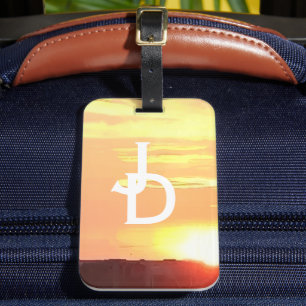 Mit Monogramm Gepäckträger Gepäckanhänger