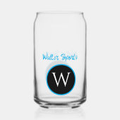 Mit Monogramm Geschäft oder personalisiertes Glas (Vorderseite)