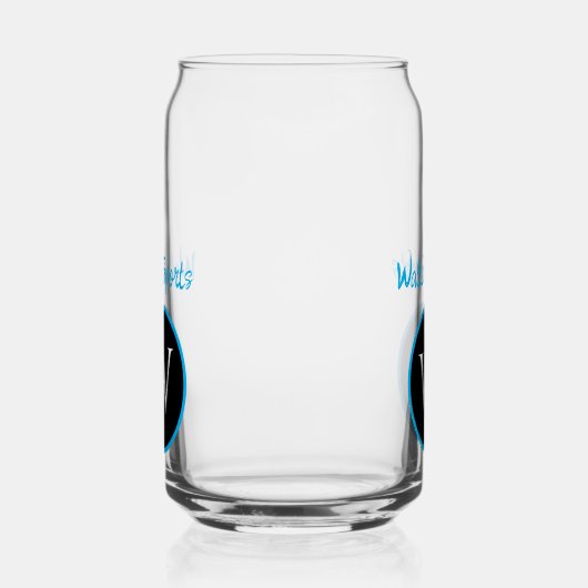 Mit Monogramm Geschäft oder personalisiertes Glas (Links)