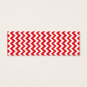 Mit Monogramm Geschenkmarke mit Zickzack (Rückseite)