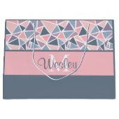 Mit Monogramm Geschenktasche Große Geschenktüte (Vorderseite)