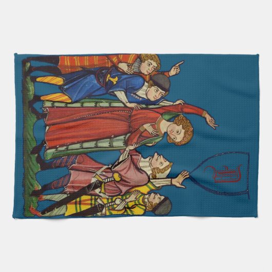 Mit Monogramm Geschirrtuch (Horizontal)