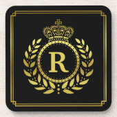 Mit Monogramm Getränkeuntersetzer (Vorderseite)