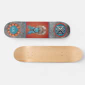 Mit Monogramm Girly-japanische Goddess-Skateboard Skateboard (Horizontal)