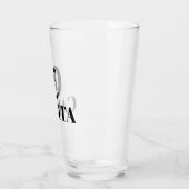 Mit Monogramm Glass-Cup Glas (Links)