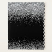 Mit Monogramm Glitzer für Black Slide Planer (Rückseite)