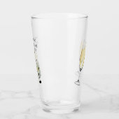 Mit Monogramm Glückwunsch Glass Cup Glas (Links)