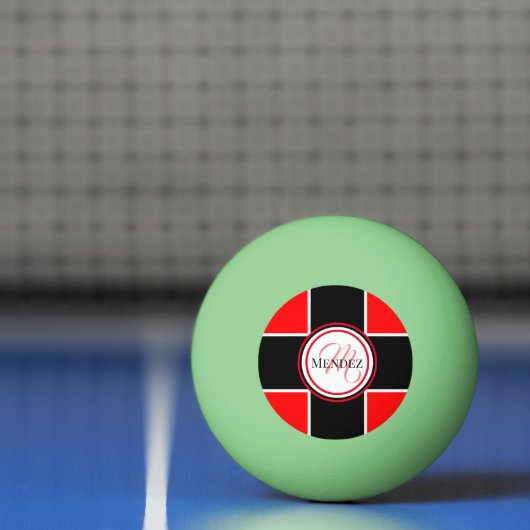 Mit Monogramm Glühen im dunklen Pingpong-Ball Tischtennisball (Netto)
