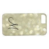 Mit Monogramm Gold iPhone 7 Fall Case-Mate iPhone Hülle (Rückseite (Horizontal))