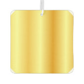 Mit Monogramm Gold Look Template Elegant Moderne Autolufterfrischer (Rückseite)