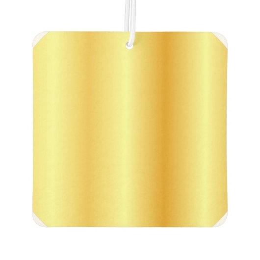 Mit Monogramm Gold Look Template Elegant Moderne Autolufterfrischer (Rückseite)