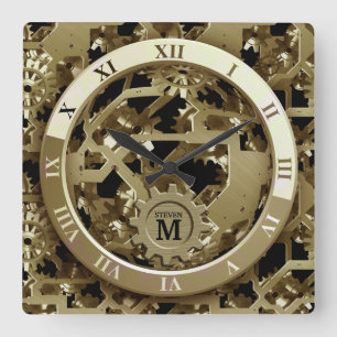 Mit Monogramm goldene Uhr übersetzt römische
