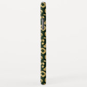 Mit Monogramm Goldleoparden-Hautflächen Case-Mate iPhone Hülle (Hinten/Rechts)