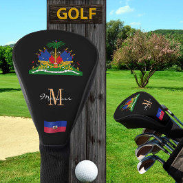 Mit Monogramm Golf Clubs für Haiti und Haitianer F Golf Headcover