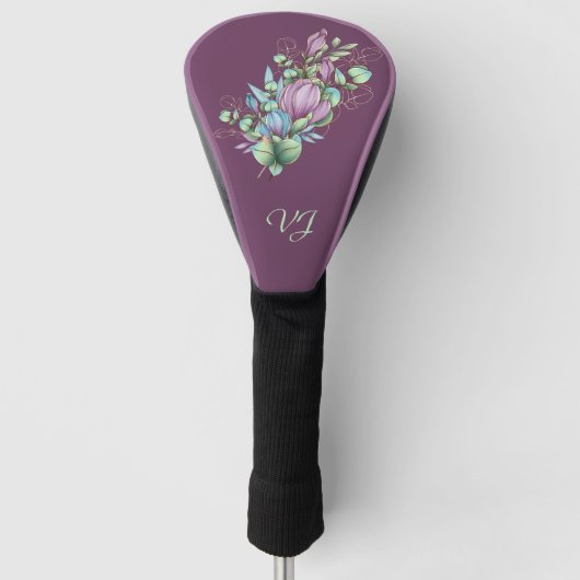 Mit Monogramm Golf Headcover (Vorderseite)